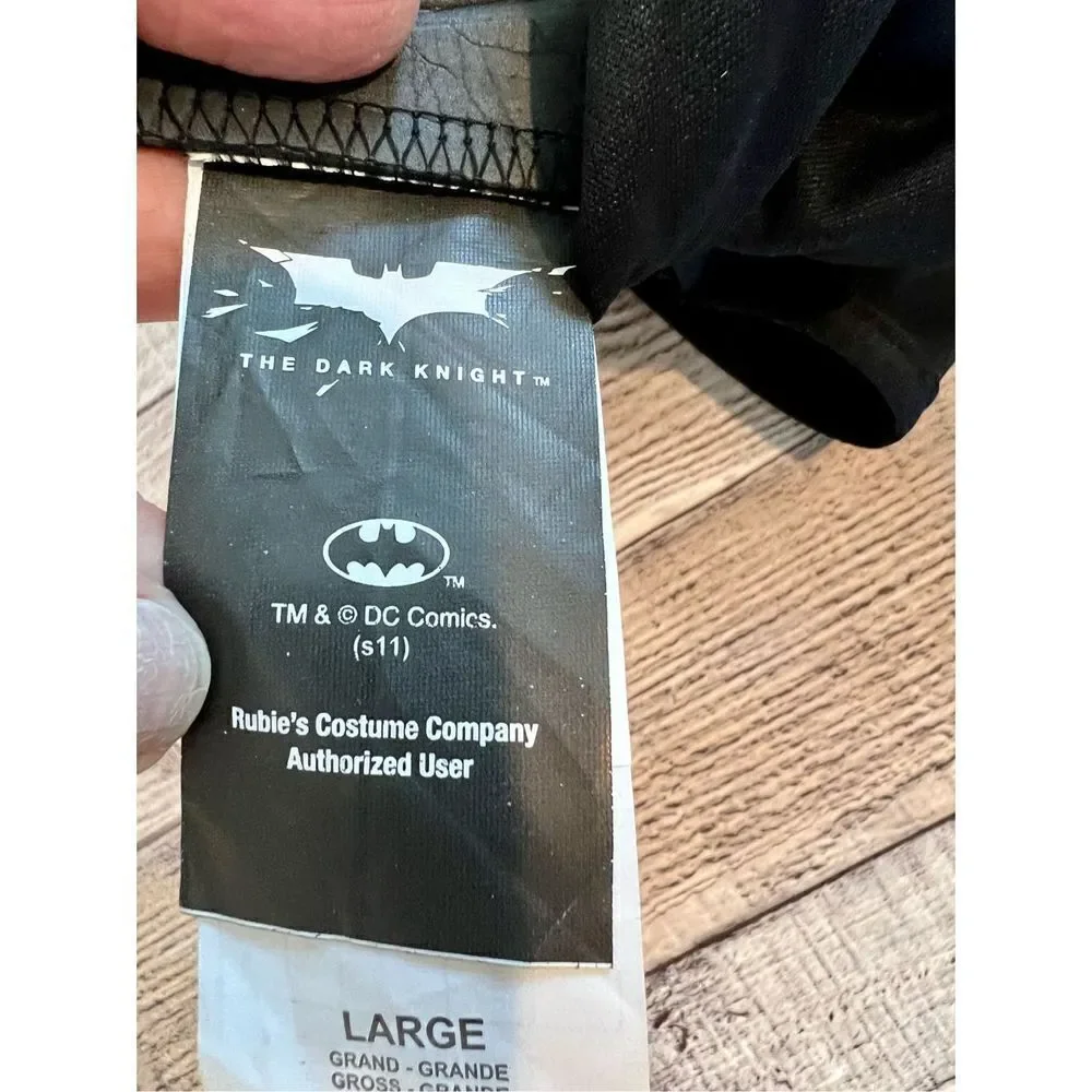 Black Knight DC Comics Muscle Batman Halloween Cosplay Costume Kids Large (12-14